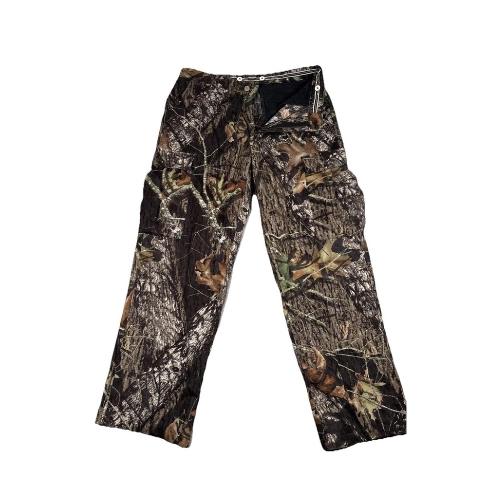 LL Bean‎ Pants Mens 36x31 Brown Camo Cargo Hunting Outdoor Workwear Pockets
